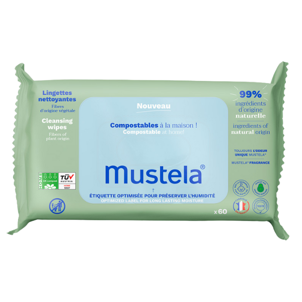 SERVETELE CURATATOARE CU APA COMPOSTABILE 60BUC