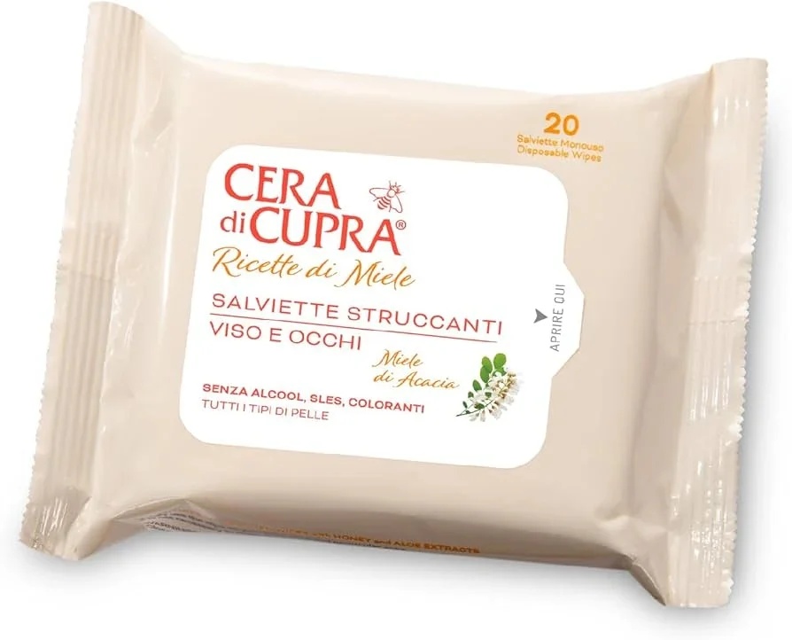 Servetele demachiante, 20 bucati, Cera di Cupra