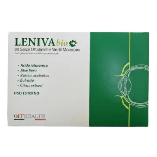 Servetele oftalmice sterile Leniva Bio, Off Italia | 20 buc.
