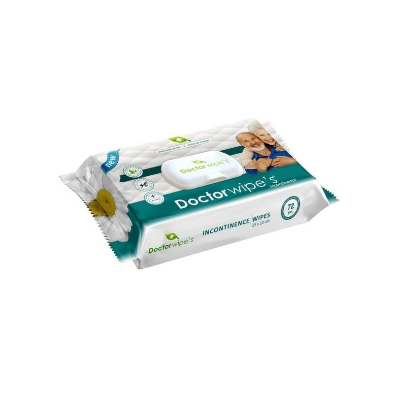 Servetele umede Incontinenta, 72 bucati, Dr. Wipes
