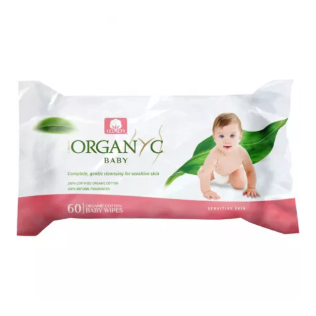 Servetele umede pentru copii, 60 bucati, Organyc Baby