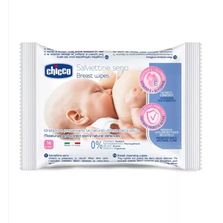 Servetele umede pentru san, 16 bucati, Chicco