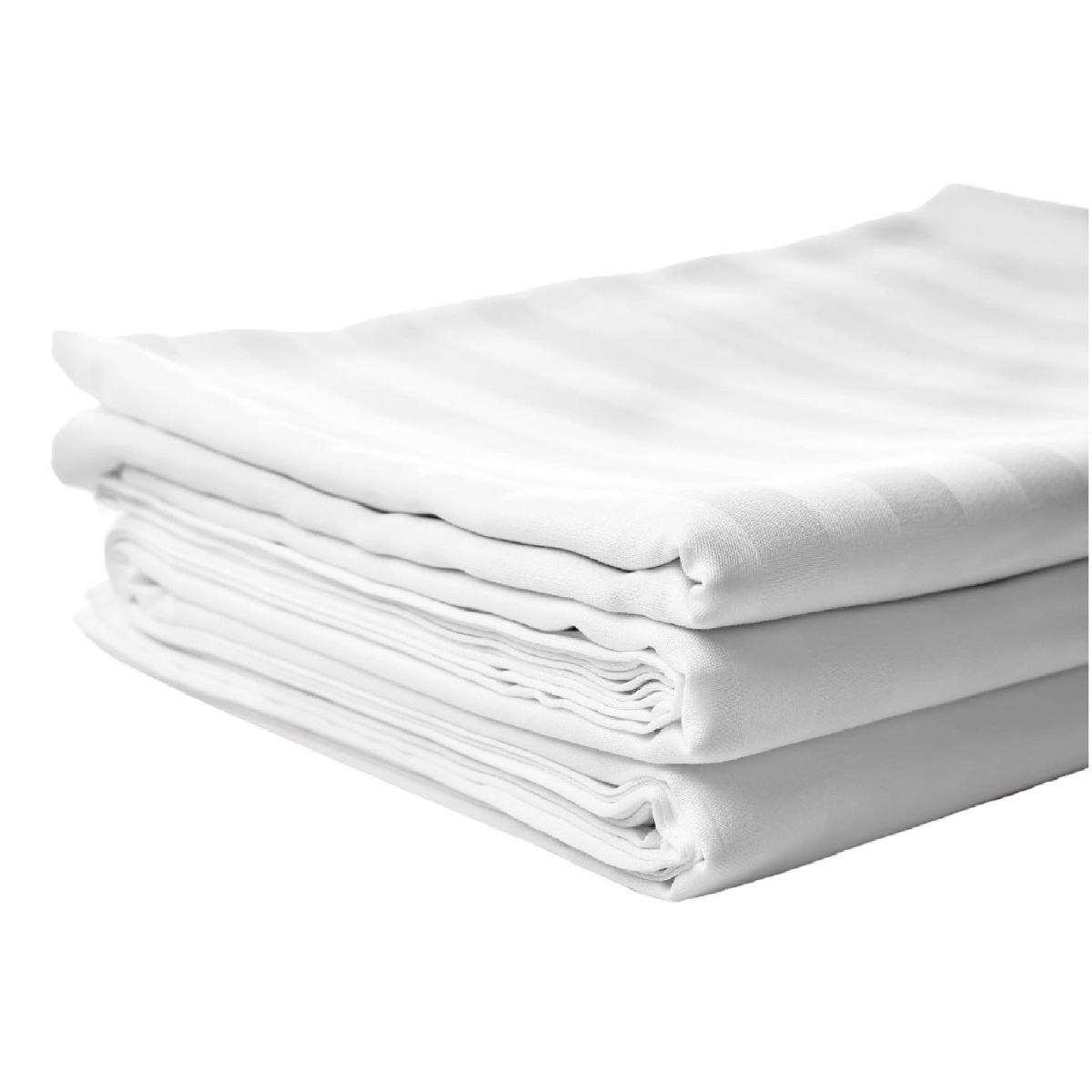 Set 4 piese lenjerie de pat matrimonial PRIMA, damasc 100% bumbac 145g/m2, 220x240cm
