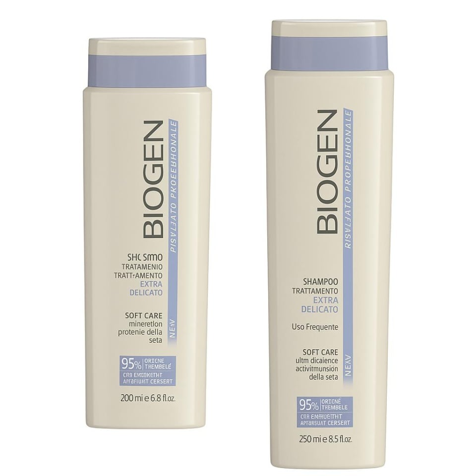 Set Biogen Șampon Hidratant Uz Frecvent 250 ml + Balsam Hidratant 200 ml