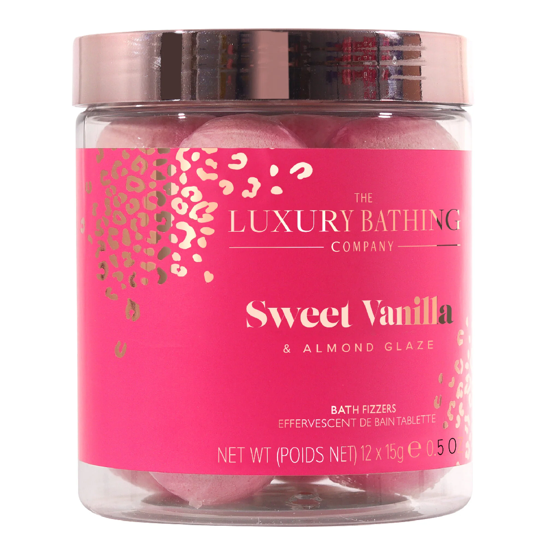 Set cadou bile de baie Restore, Sweet Vanilla & Almond Glaze, 10*15 g, The Luxury Bathing Company