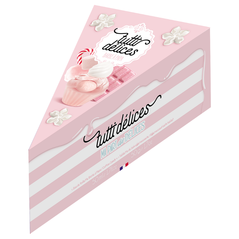 Set cadou dama Tutti Delices Barbe a Papa, Corania | EDT 50 ml + tableta efervescenta baie