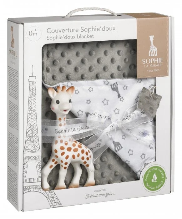 Set cadou girafa Sophie cu paturica Sophie doux, 0L+, 850740, Vulli