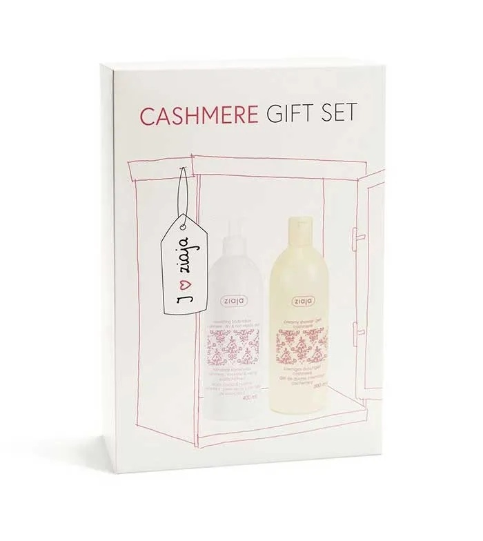 Set Cashmere Lotiune corp hidratanta, 400ml + Gel dus crema, 500ml, Ziaja
