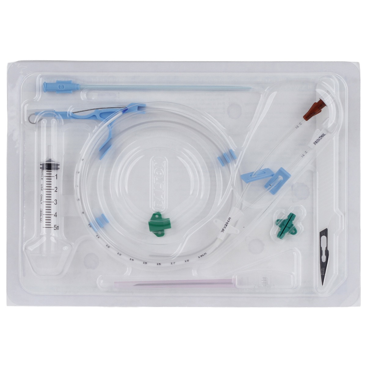 Set cateter venos central cu dublu lumen, 7.5F, steril