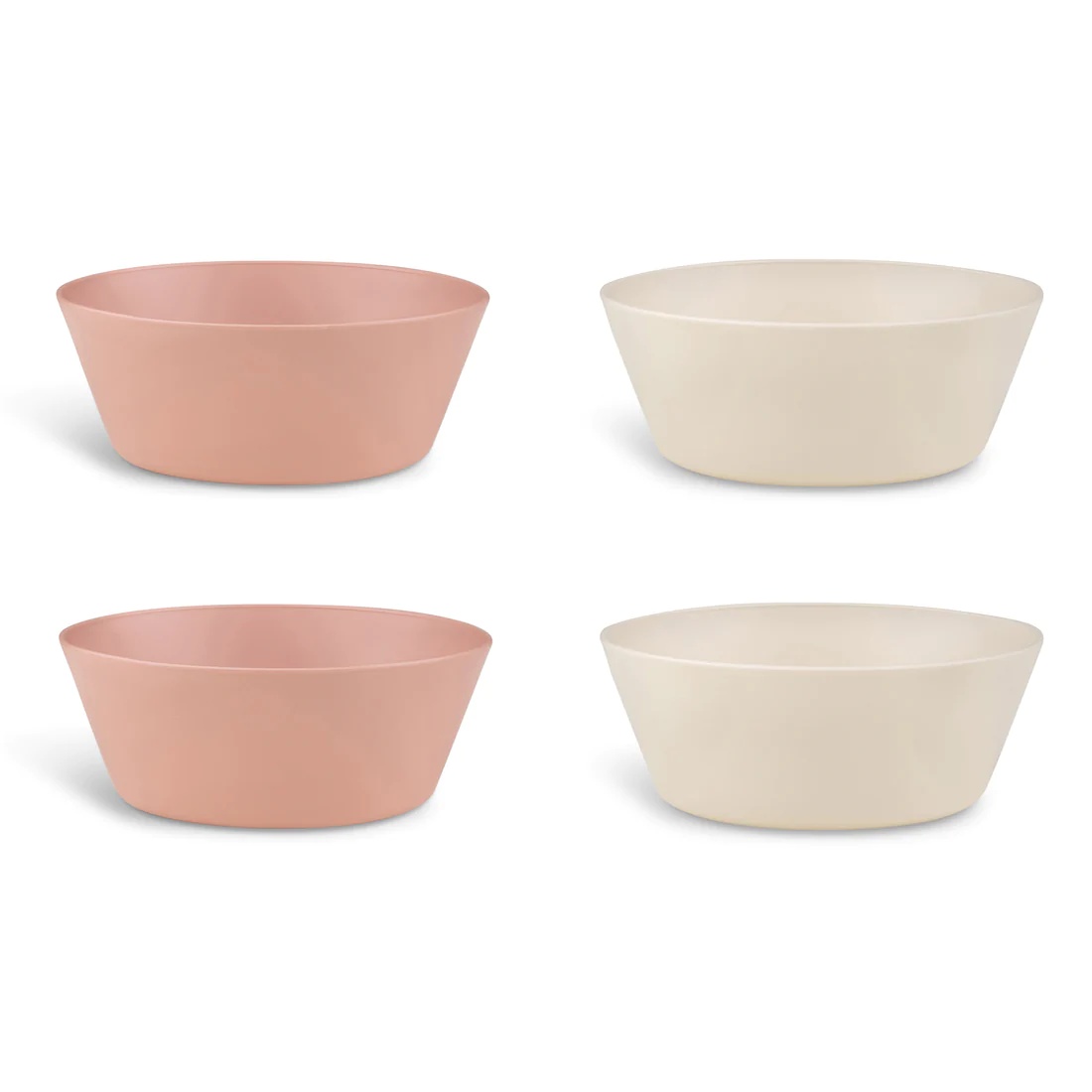 Set de boluri bio Pink/Cream, 4 bucati, Citron