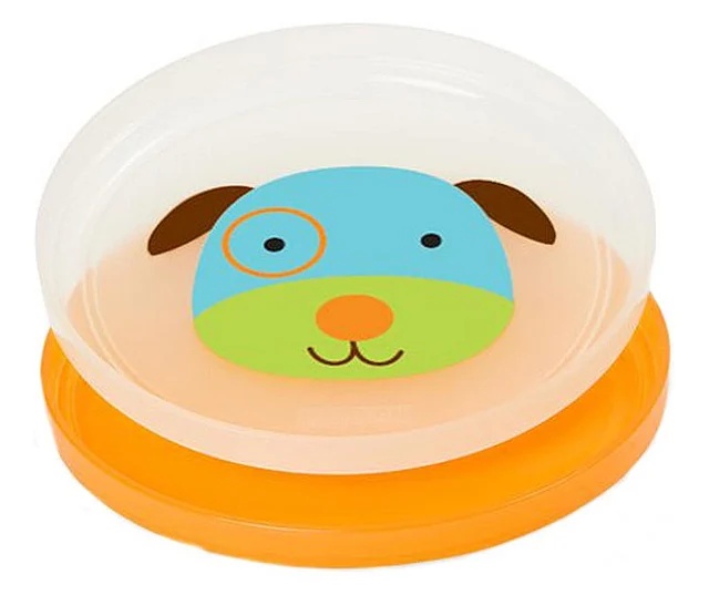 Set farfurii anti-alunecare Catel 6L+, 2 bucati, 252242, Skip Hop