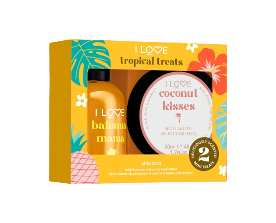 Set Mini Box Tropical Treats, 1 bucata, I Love Cosmetics