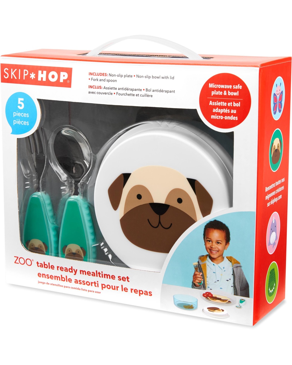 Set pentru pranz Catel Pug, 9N582410, Skip Hop