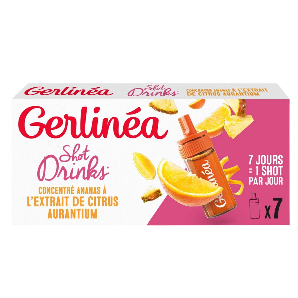 Shot concentrat cu ananas si extract de portocale amare, 70ml, Gerlinea