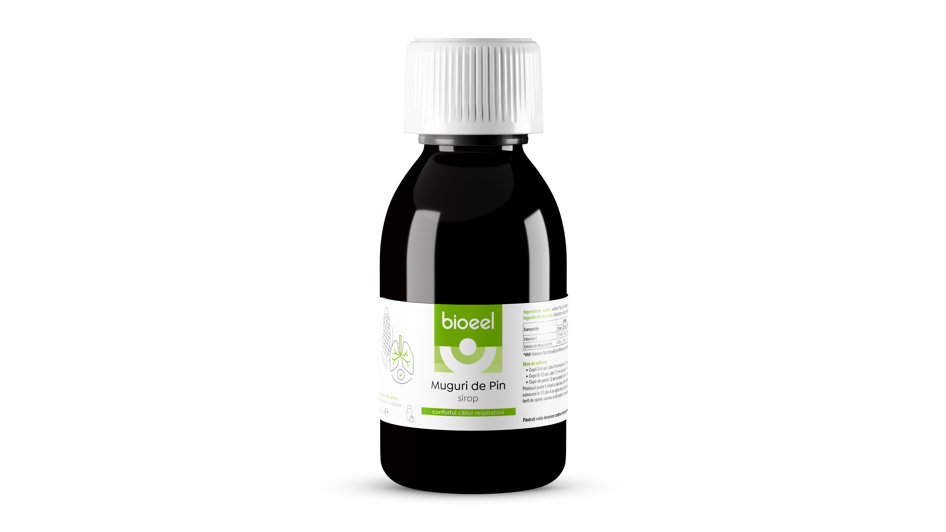 Sirop de Muguri de Pin, 120ml, Bioeel