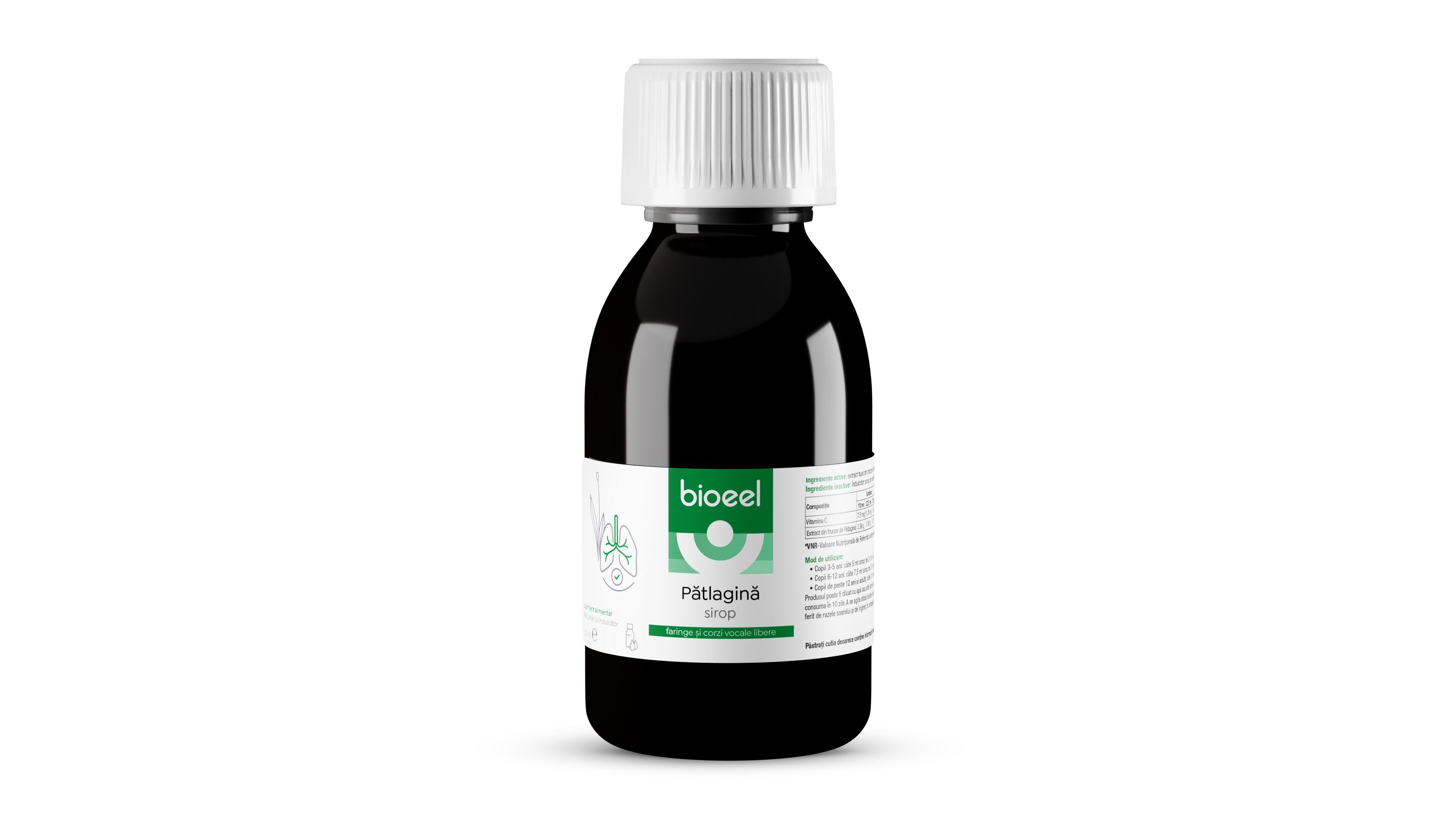 Sirop de Patlagina, 120ml, Bioeel