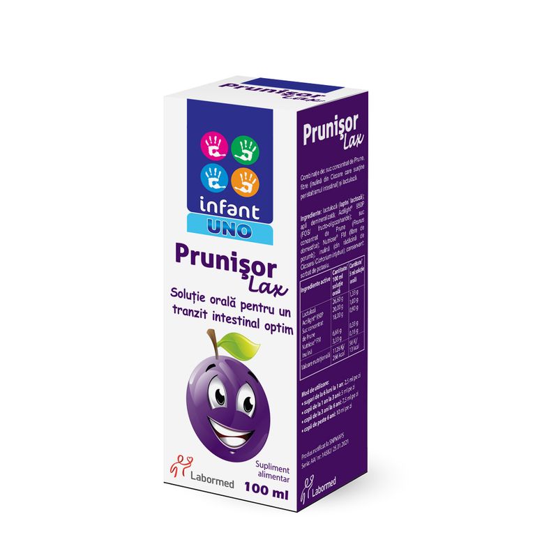 Sirop laxativ pentru copii Prunisor Lax Infant Uno, Labormed | 100ml