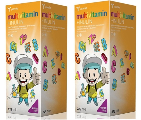 Sirop multivitamine copii cu inulina (prebiotic copii), 2 bucati