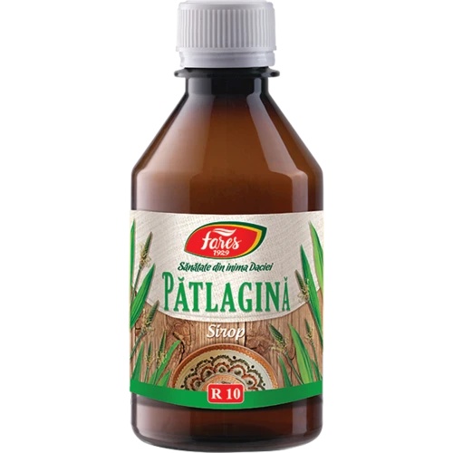 Sirop Patlagina, R10, 250 ml, Fares