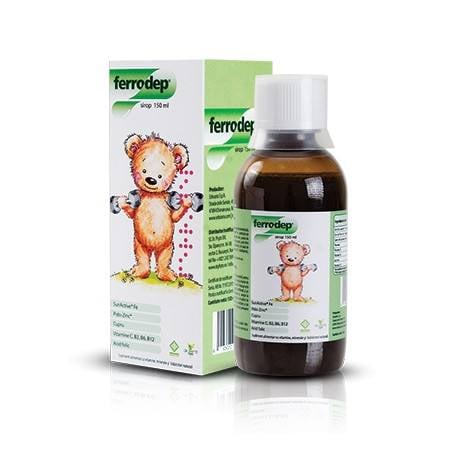 Sirop pentru copii Ferrodep, 150 ml, Dr. Phyto