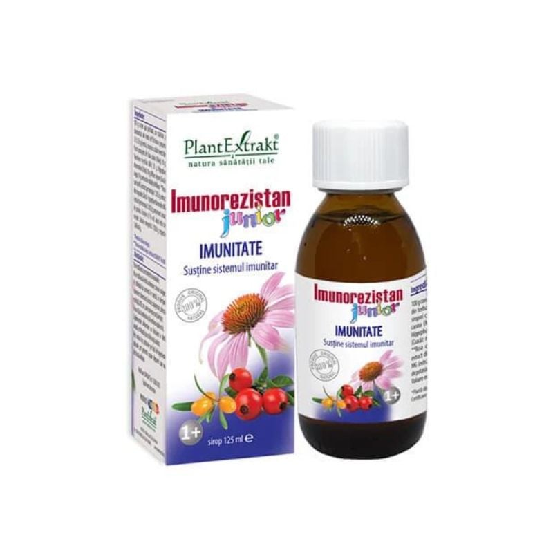 Sirop pentru Imunitate Imunorezistan Junior, 125ml, PlantExtrakt