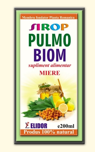 Sirop Pulmobiom Miere, 200ml, Elidor