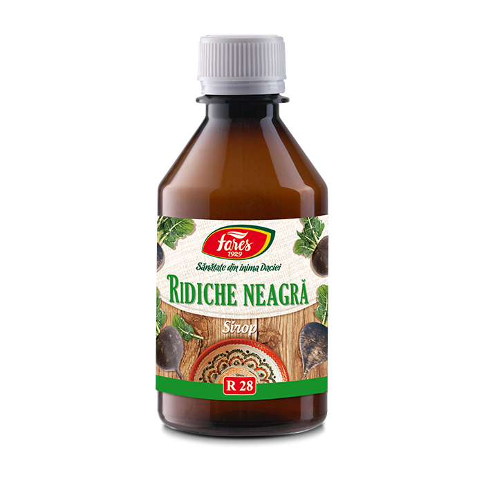 Sirop Ridiche neagra, 250ml, Fares