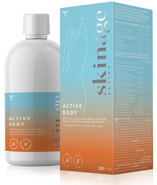 Skinage Active Body 500ML ( Detoxifiere + Eliminare Surplus Apa ) - poza 1