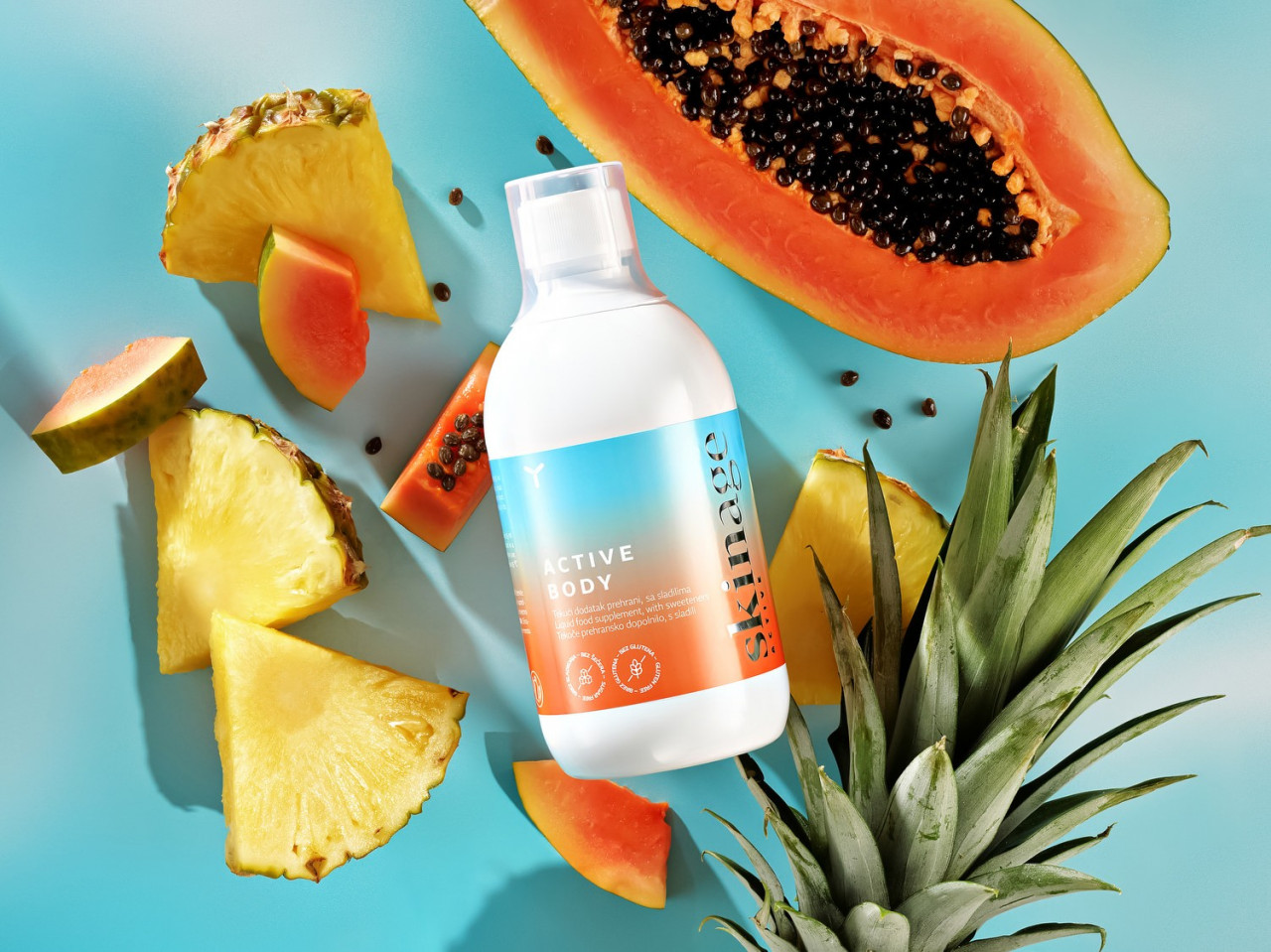 Skinage Active Body 500ML ( Detoxifiere + Eliminare Surplus Apa ) - poza 2