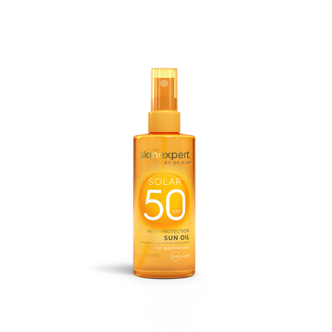 Skinexpert by Dr. Max® Solar Ulei de protectie solara cu SPF50 pentru adulti, 200ml