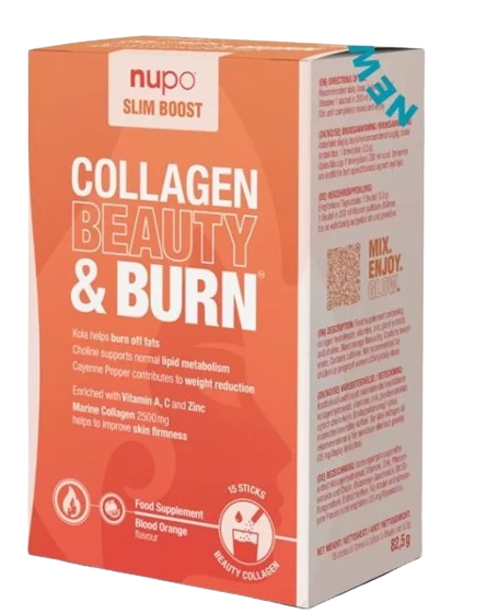 Slim Boost Collagen Beauty & Burn, 15 plicuri, Nupo