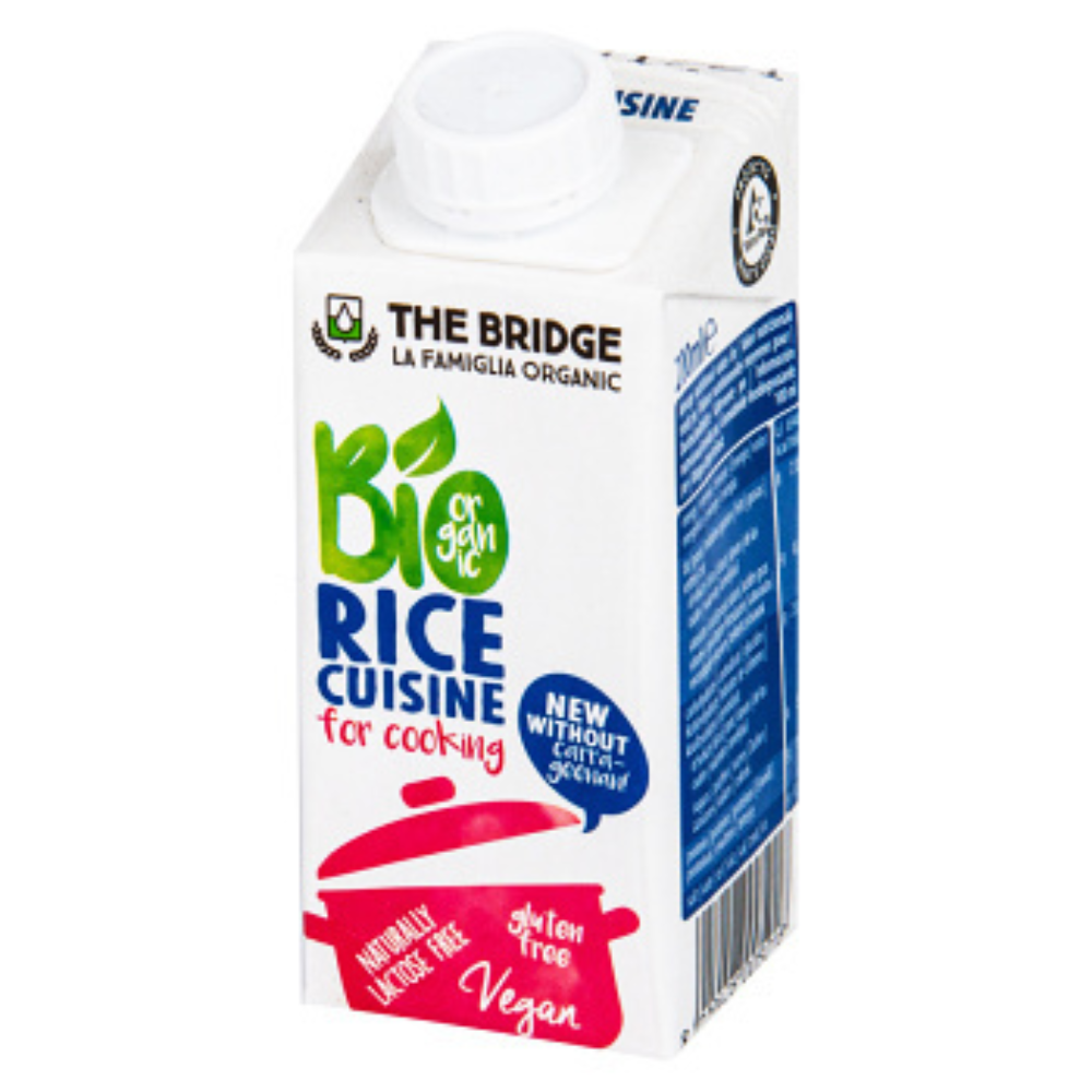 Smantana din orez 200ml BIO - vegana - The Bridge - poza 1