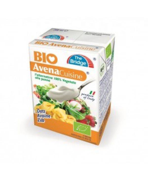 Smantana din ovaz 200ml BIO - vegana - The Bridge - poza 3