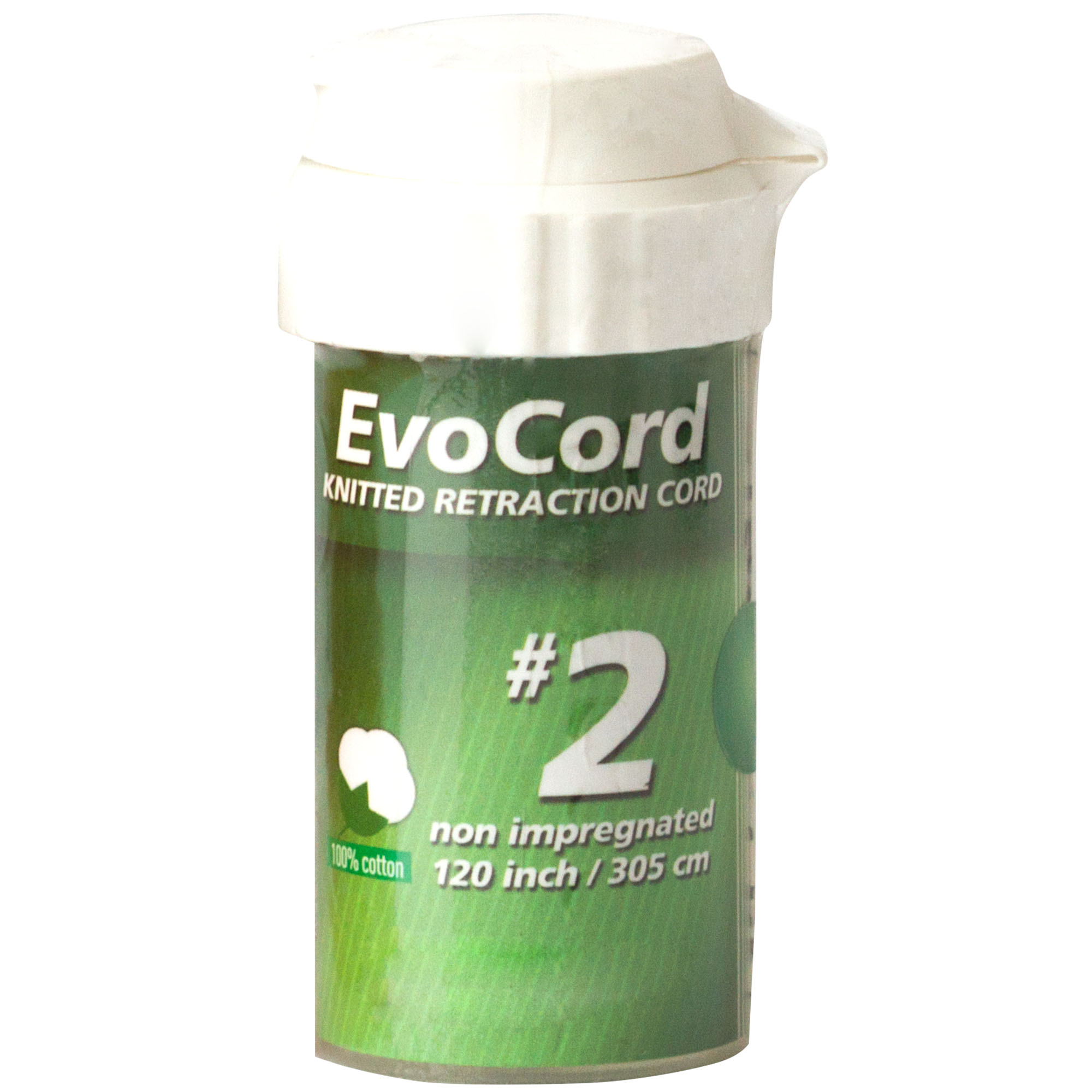 Snur retractie gingivala, gros (2), verde-alb