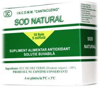 SOD NATURAL 10 fiole x 5ml - Institutul Cantacuzino - poza 2