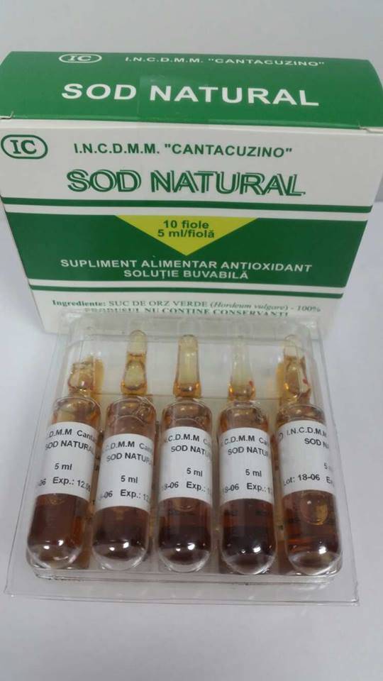 SOD NATURAL 10 fiole x 5ml - Institutul Cantacuzino - poza 3