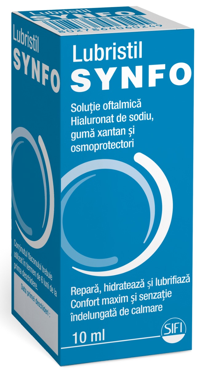 Solutie oftalmica Lubristil Synfo, 10ml, Sifi