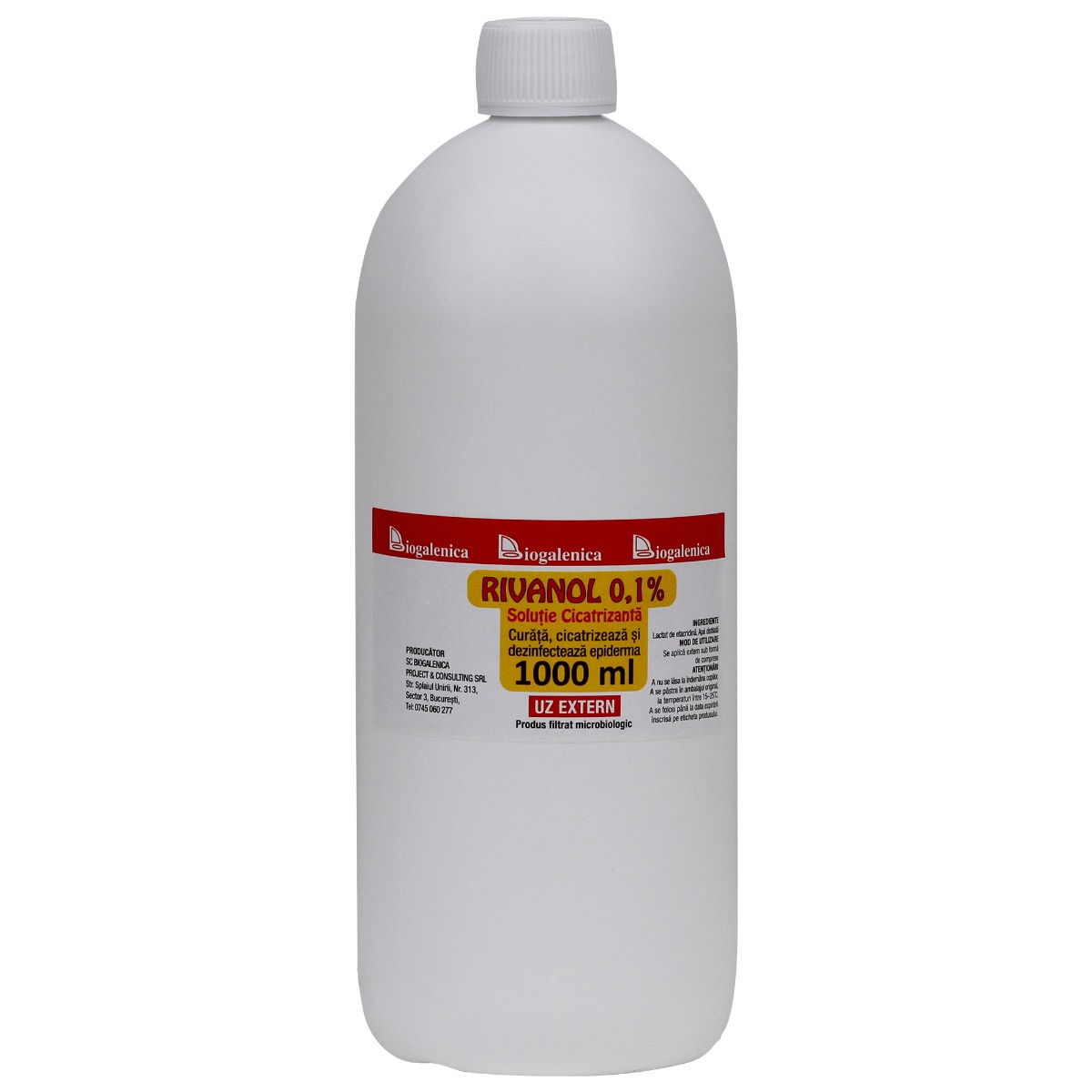 Solutie Rivanol 0.1% , 1000 ml