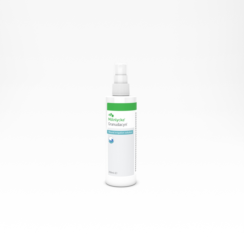 Solutie spray pentru irigare rani Granudacyn, 250ml, Molnlycke