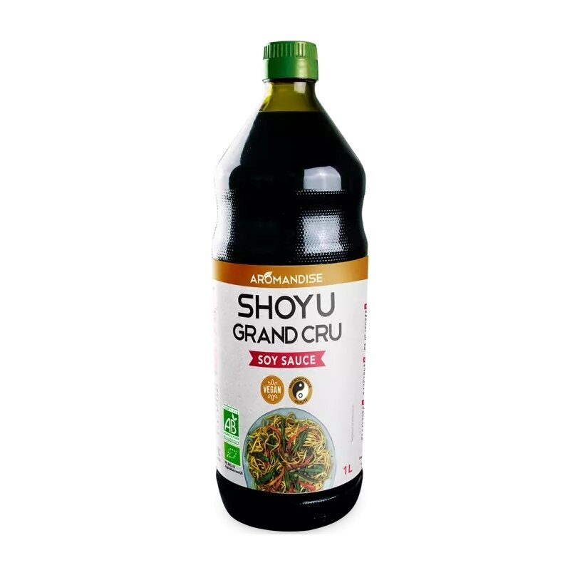 Sos de soia shoyu grand cru bio 1l Aromandise