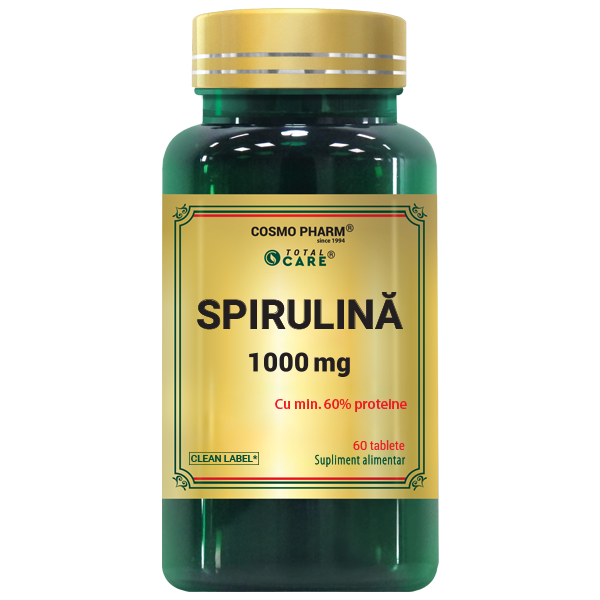 SPIRULINA 1000 mg - 60 tablete, Cosmo Pharm