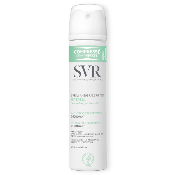 Spray antiperspirant Spirial, SVR | 75 ml