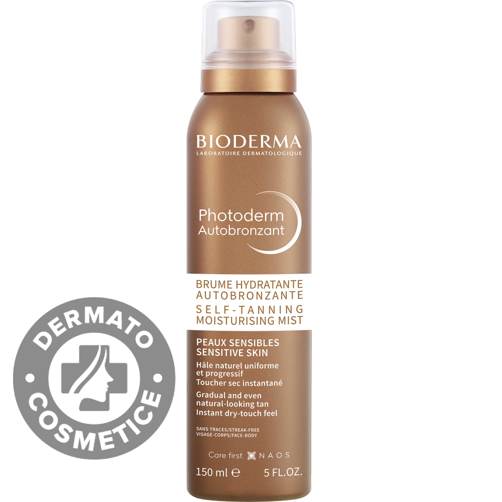 Spray autobronzant Photoderm Brume hidratant, 150ml, Bioderma