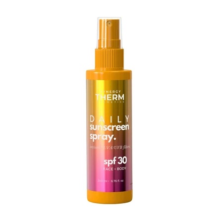 Spray Daily Sunscreen cu protectie solara UVA/UVB SPF30, 200ml, Synergy Therm