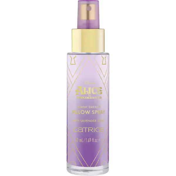 Spray de camera cu lavanda C01 Dreaming Of Wonderland Disney Alice in Wonderland Magic Dreams, 50ml, Catrice