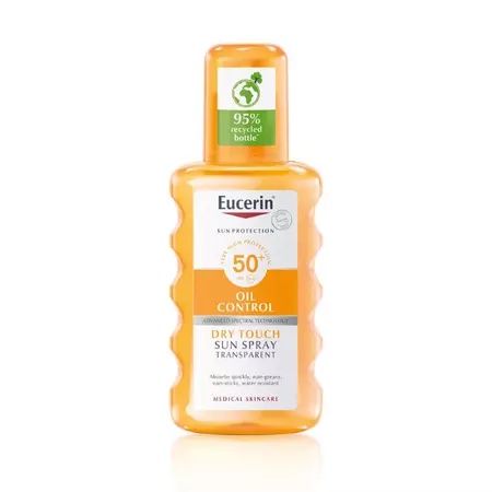 Spray de corp transparent cu SPF 50+, 200 ml, Eucerin