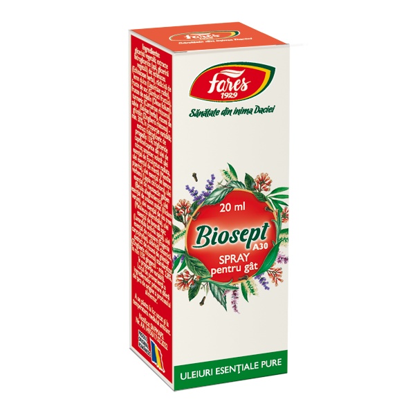 Spray de gat Biosept A30, 20ml, Fares