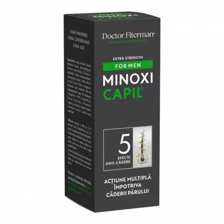 Spray impotriva caderii parului pentru barbati Minoxicapil, 60ml, Fiterman