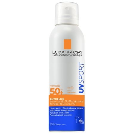 Spray Invizibil de Corp cu Protectie Solara SPF 50+ Anthelios UVSport, 200 ml – La Roche-Posay