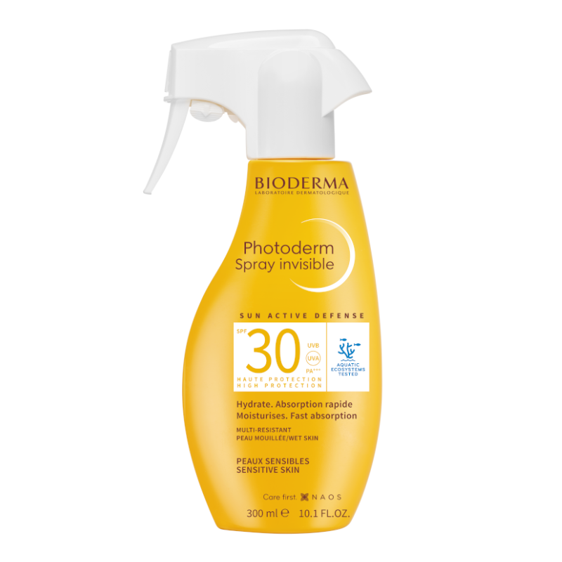 Spray invizibil pentru protectie solara SPF30 Photoderm, 300 ml, Bioderma